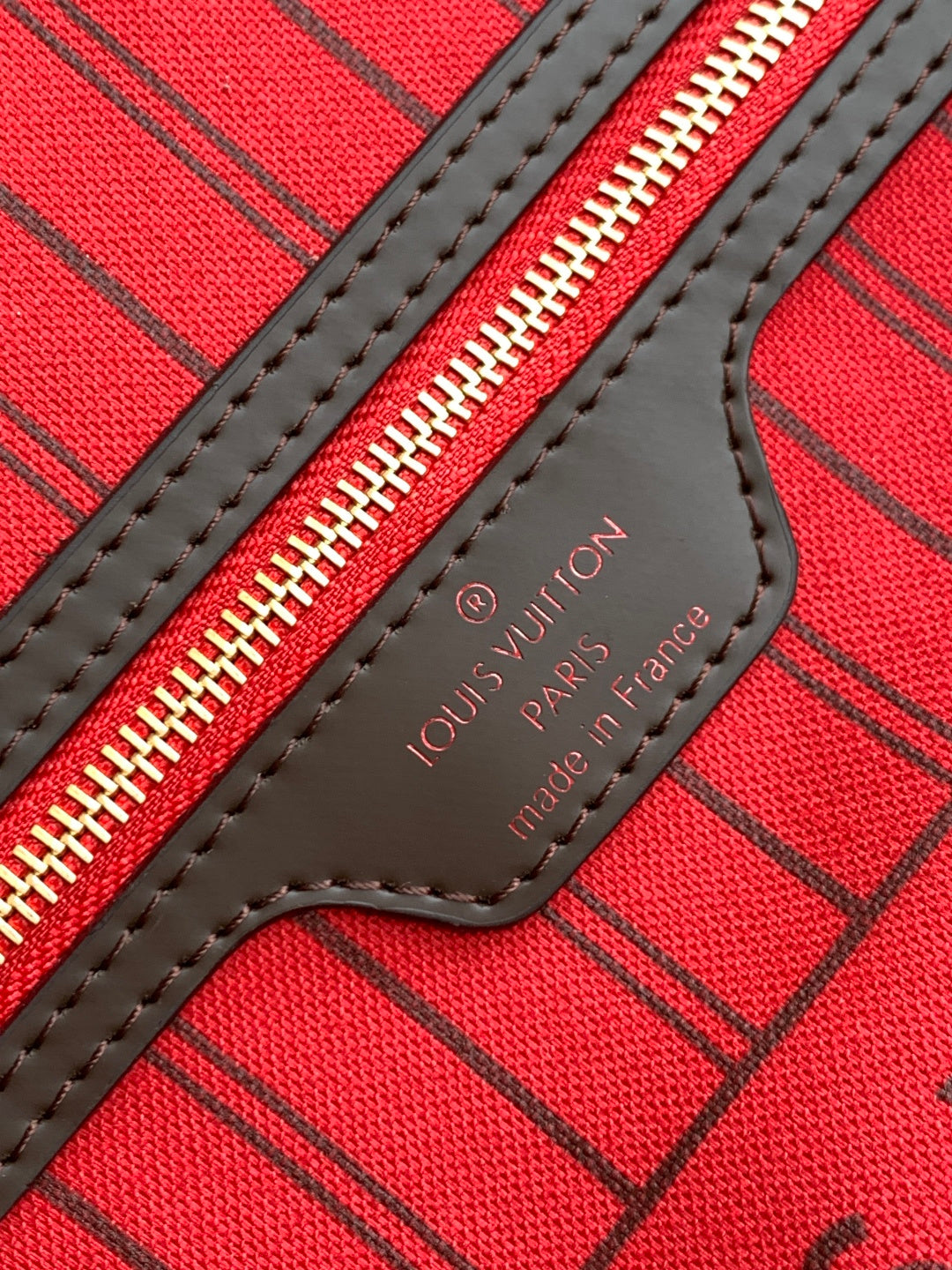 Large Tote Bag MM Damier - Red