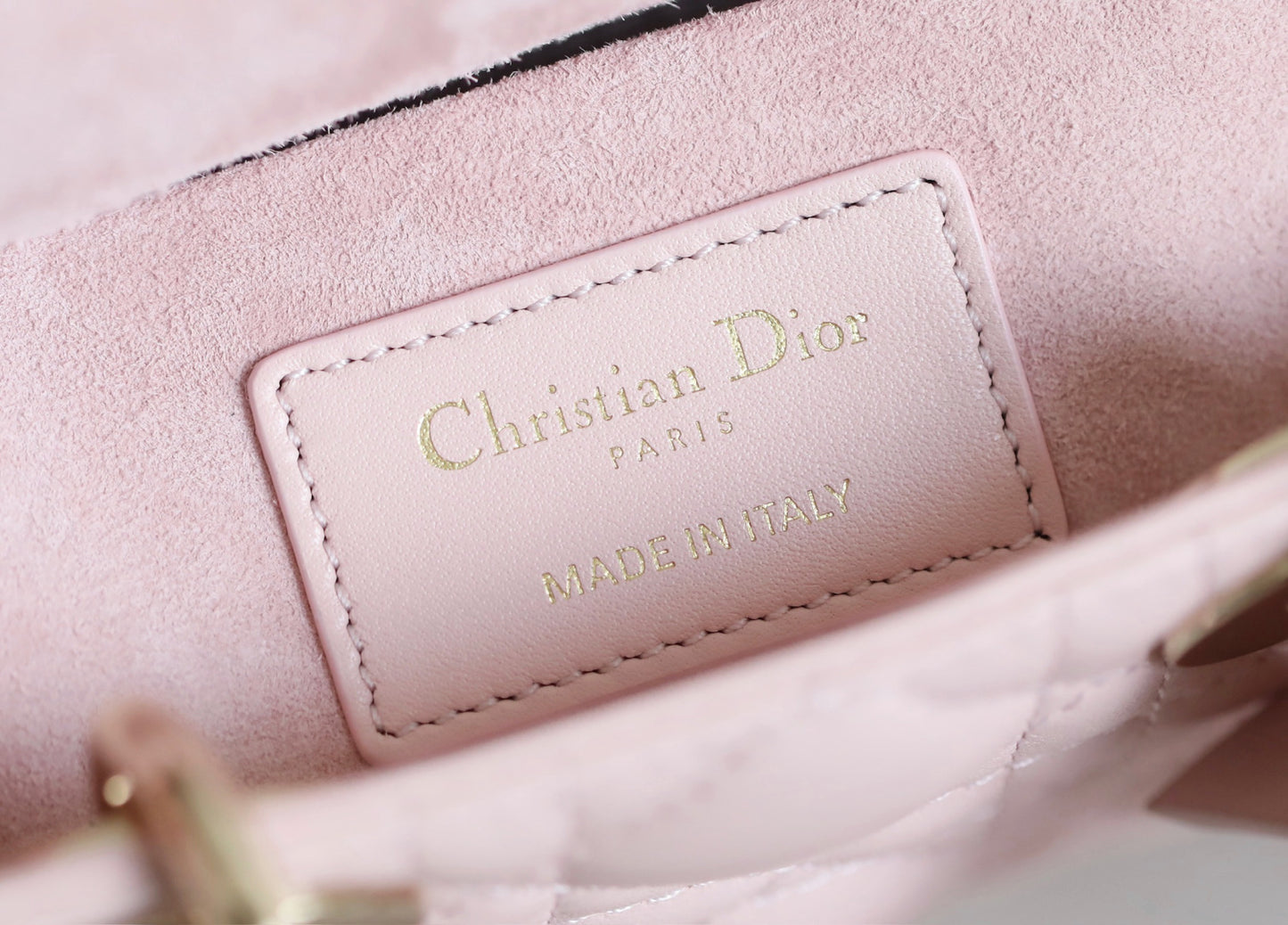 Quilted Mini Top Handle Crossbody Bag - Rose Tendre