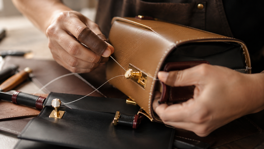 Handcrafted Details: Stitching & Hardware Installation