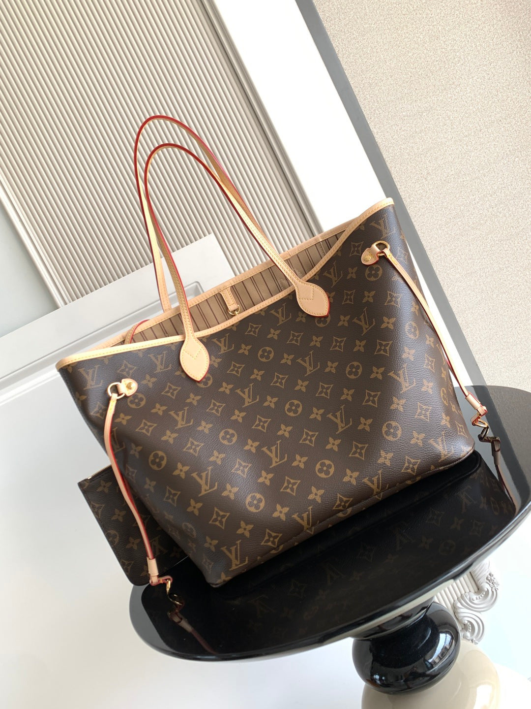 Large Tote Bag MM Monogram - Beige