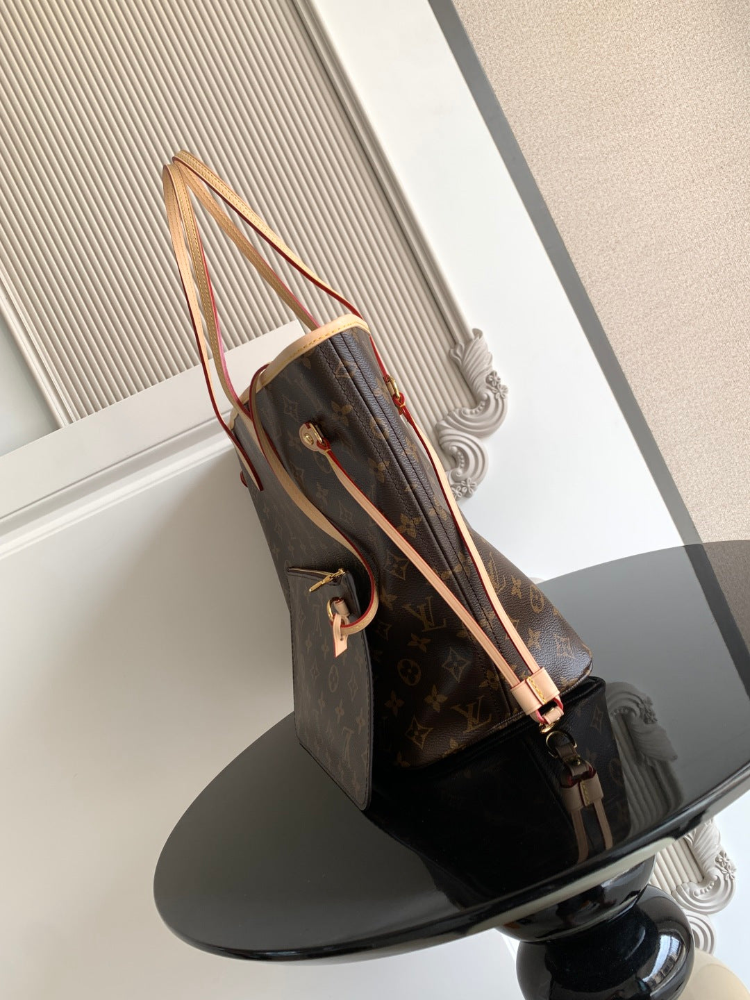 Large Tote Bag MM Monogram - Beige