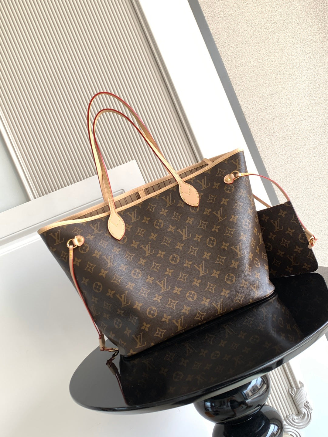 Large Tote Bag MM Monogram - Beige