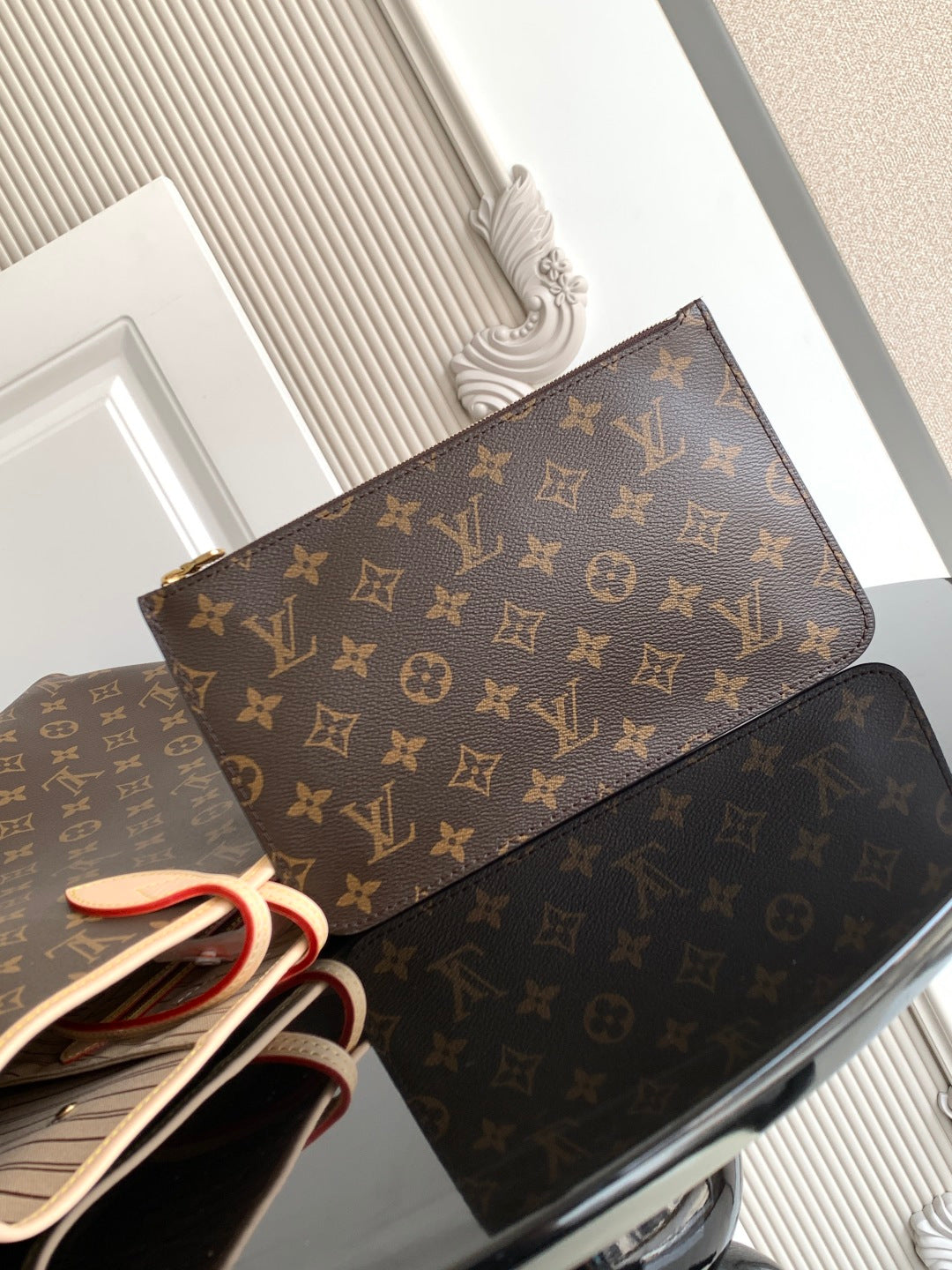 Large Tote Bag MM Monogram - Beige