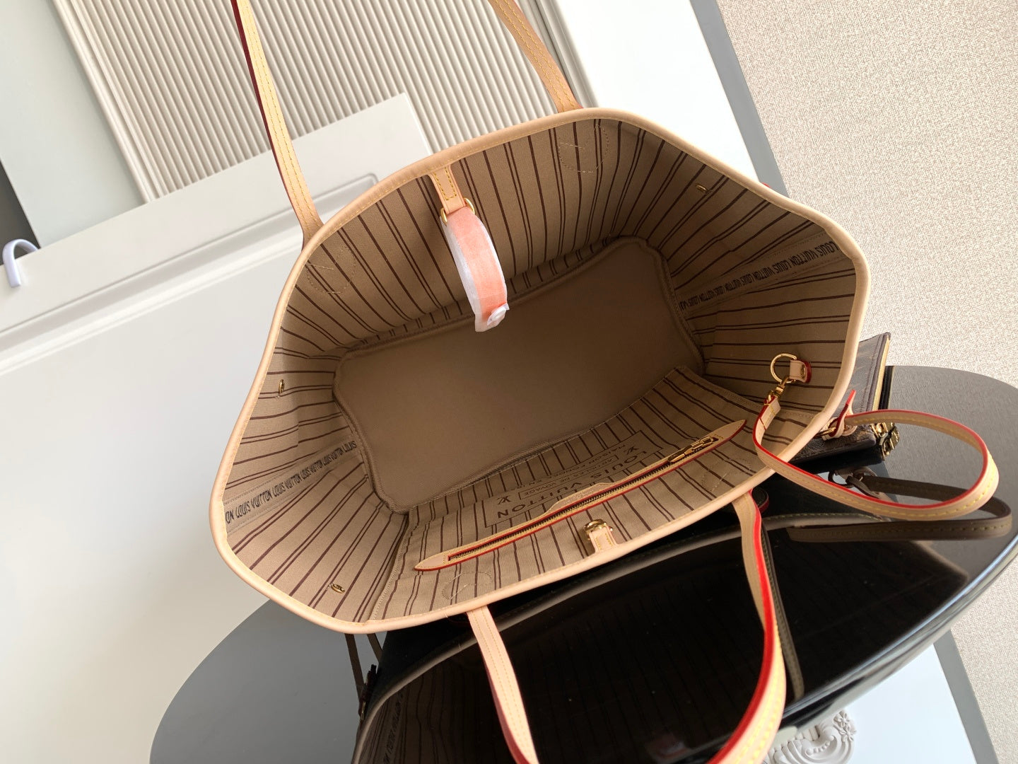 Large Tote Bag MM Monogram - Beige