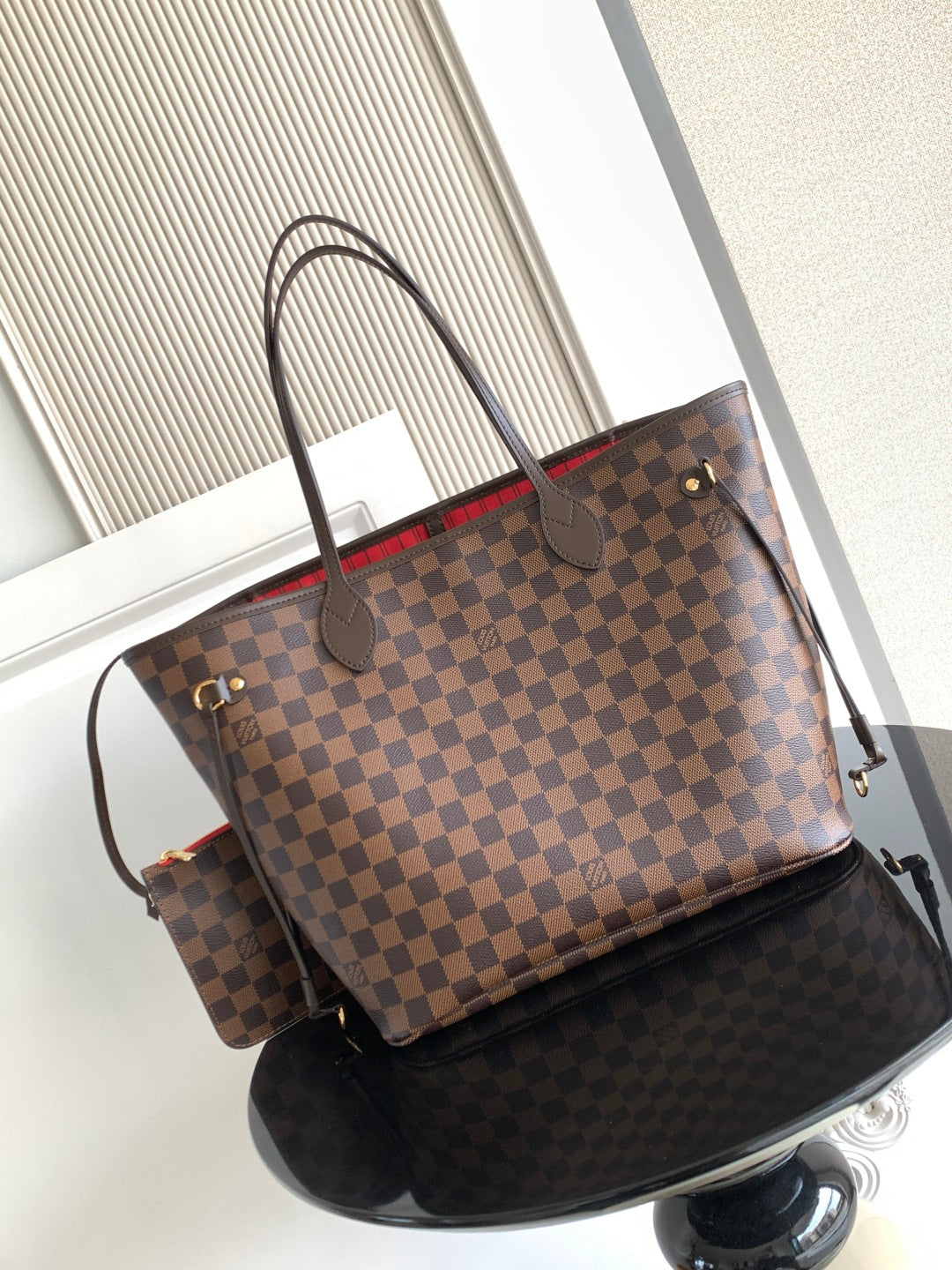 Large Tote Bag MM Damier - Red