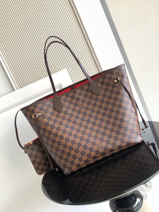 Large Tote Bag MM Damier - Red