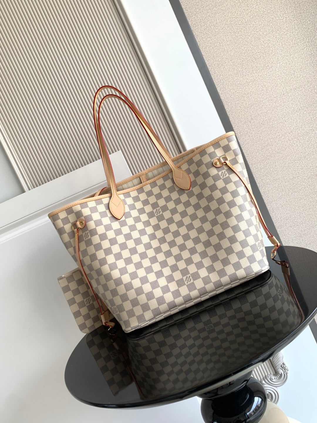 Large Tote Bag MM Damier - Beige
