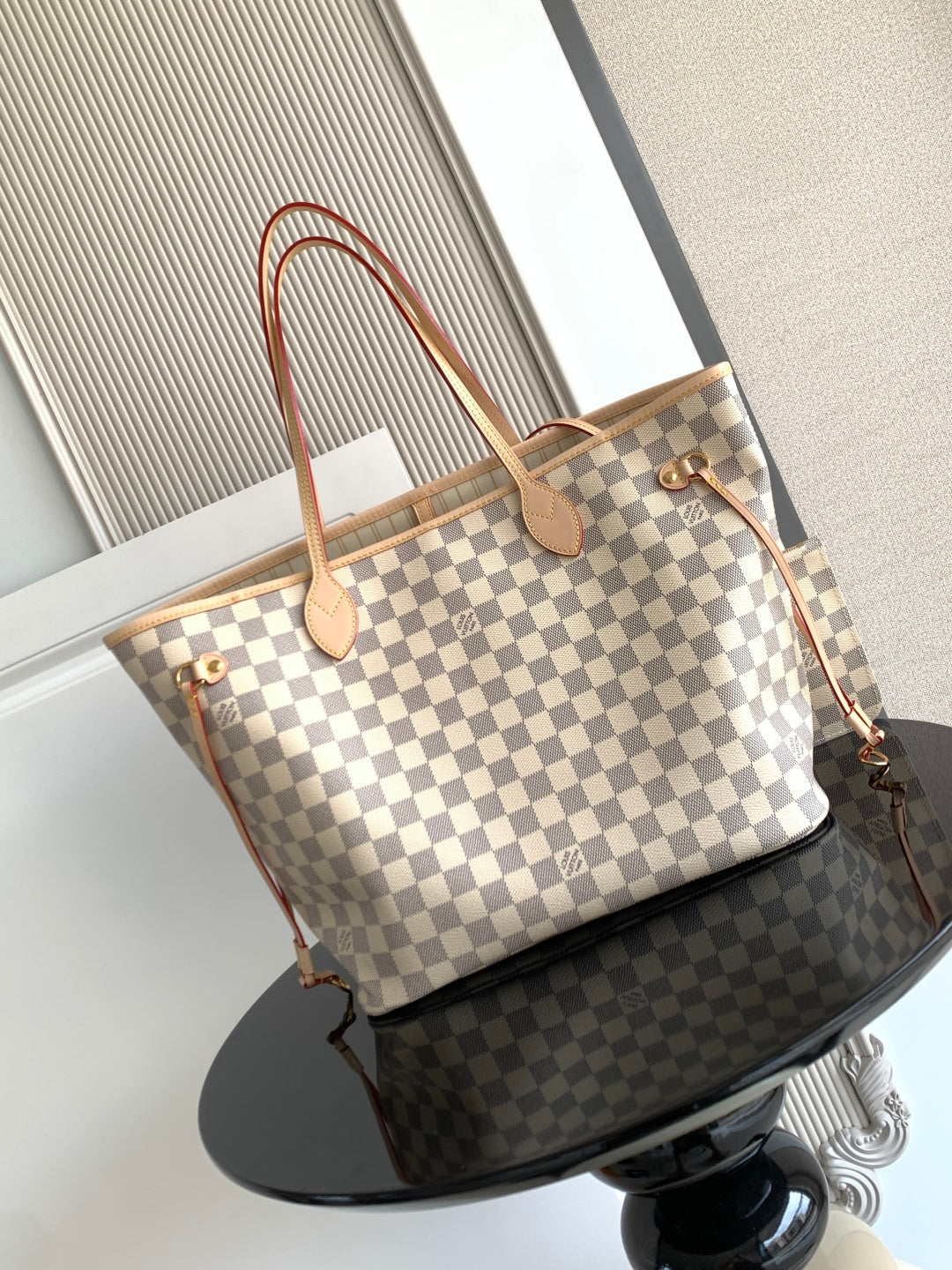 Large Tote Bag MM Damier - Beige