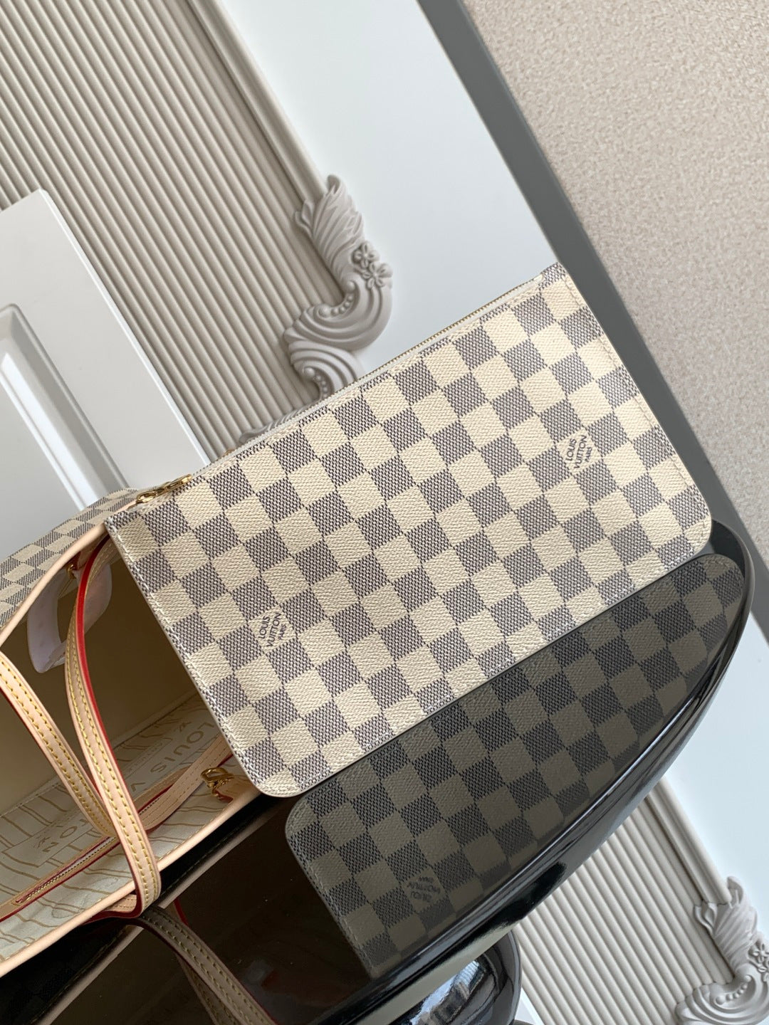 Large Tote Bag MM Damier - Beige