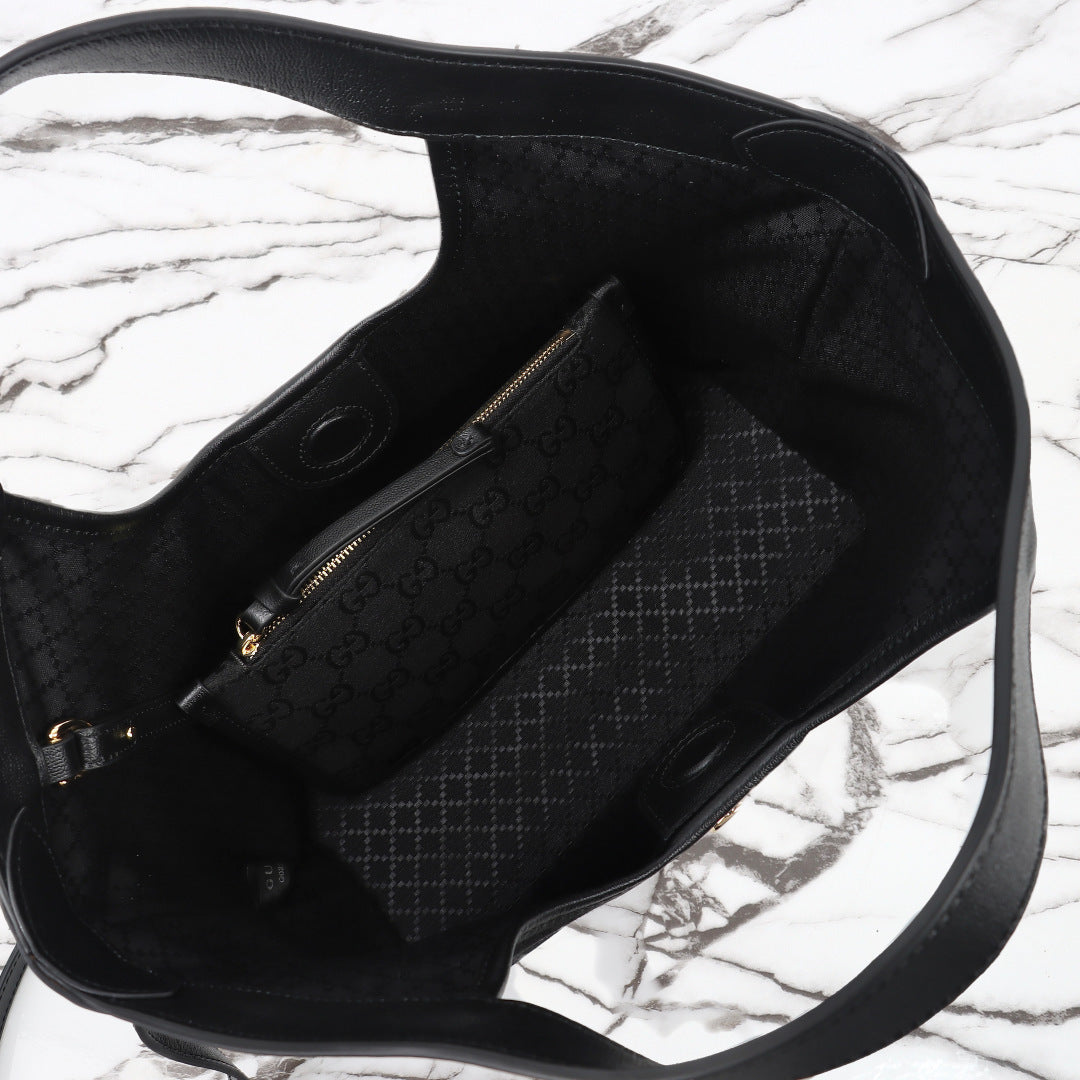 Top Handle Tote Bag 860845 - Black