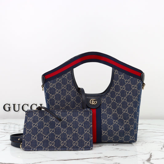 Top Handle Tote Bag 860845 - Blue