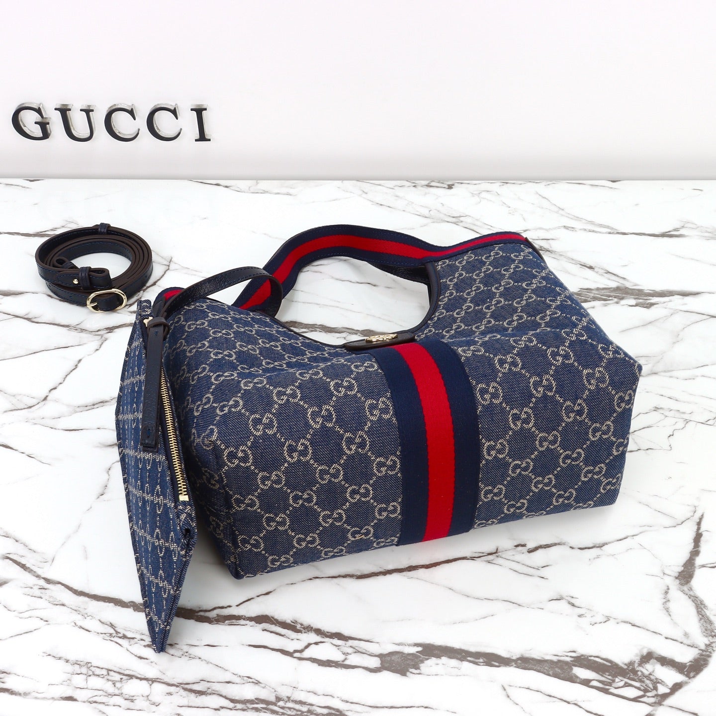 Top Handle Tote Bag 860845 - Blue
