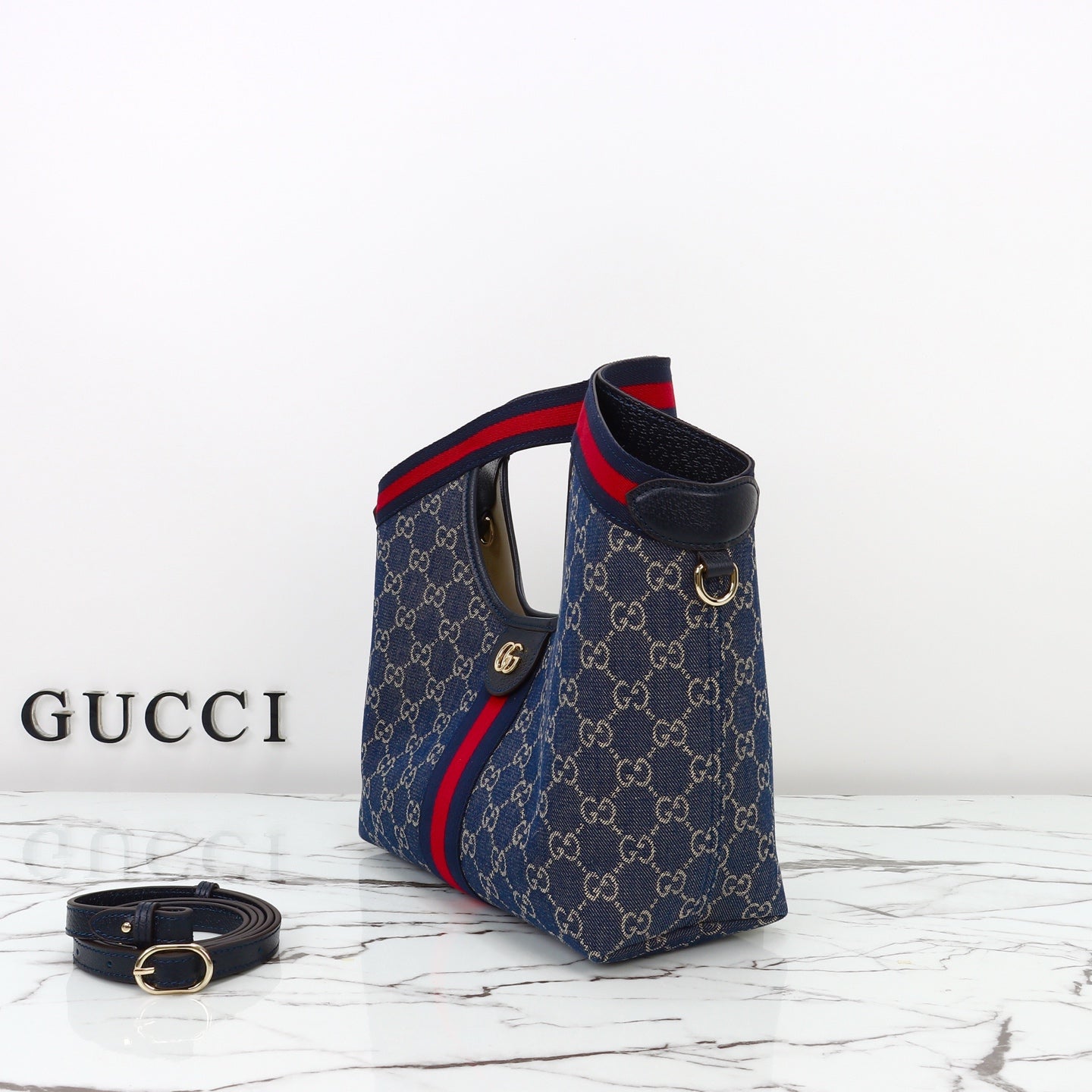 Top Handle Tote Bag 860845 - Blue