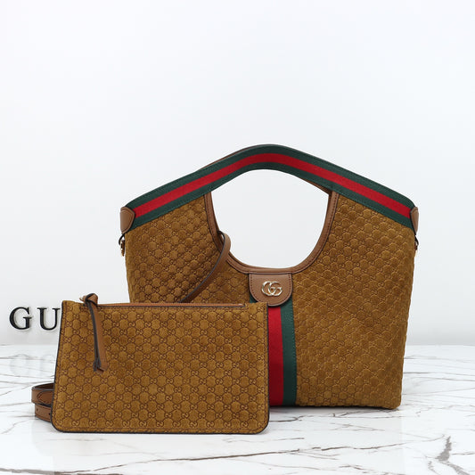 Top Handle Tote Bag 860845 - Camel Brown