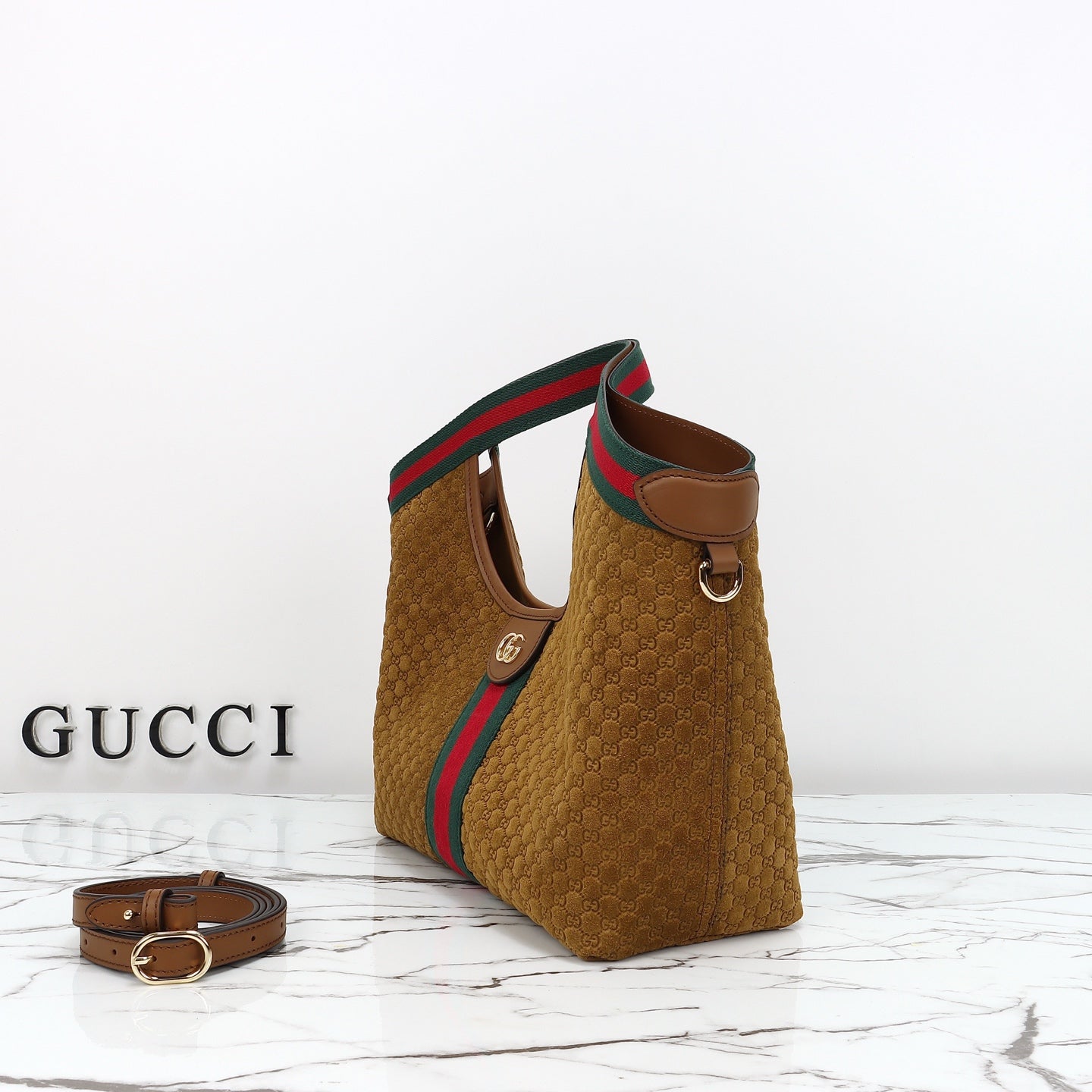 Top Handle Tote Bag 860845 - Camel Brown