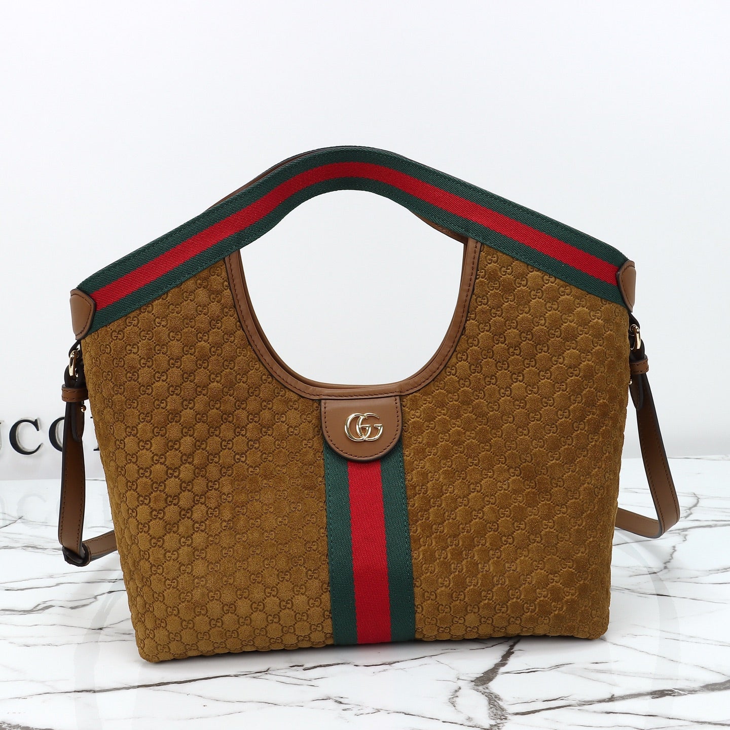 Top Handle Tote Bag 860845 - Camel Brown