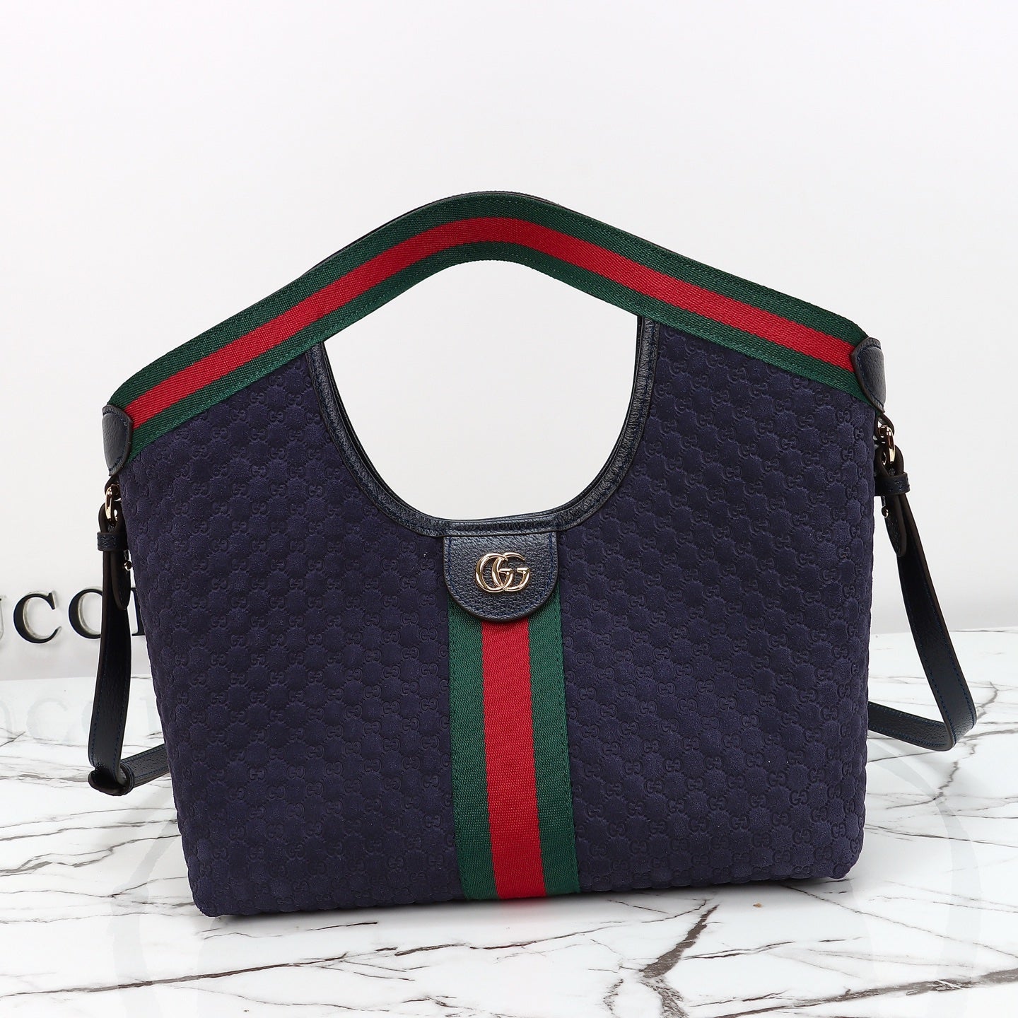 Top Handle Tote Bag 860845 - Dusty Blue