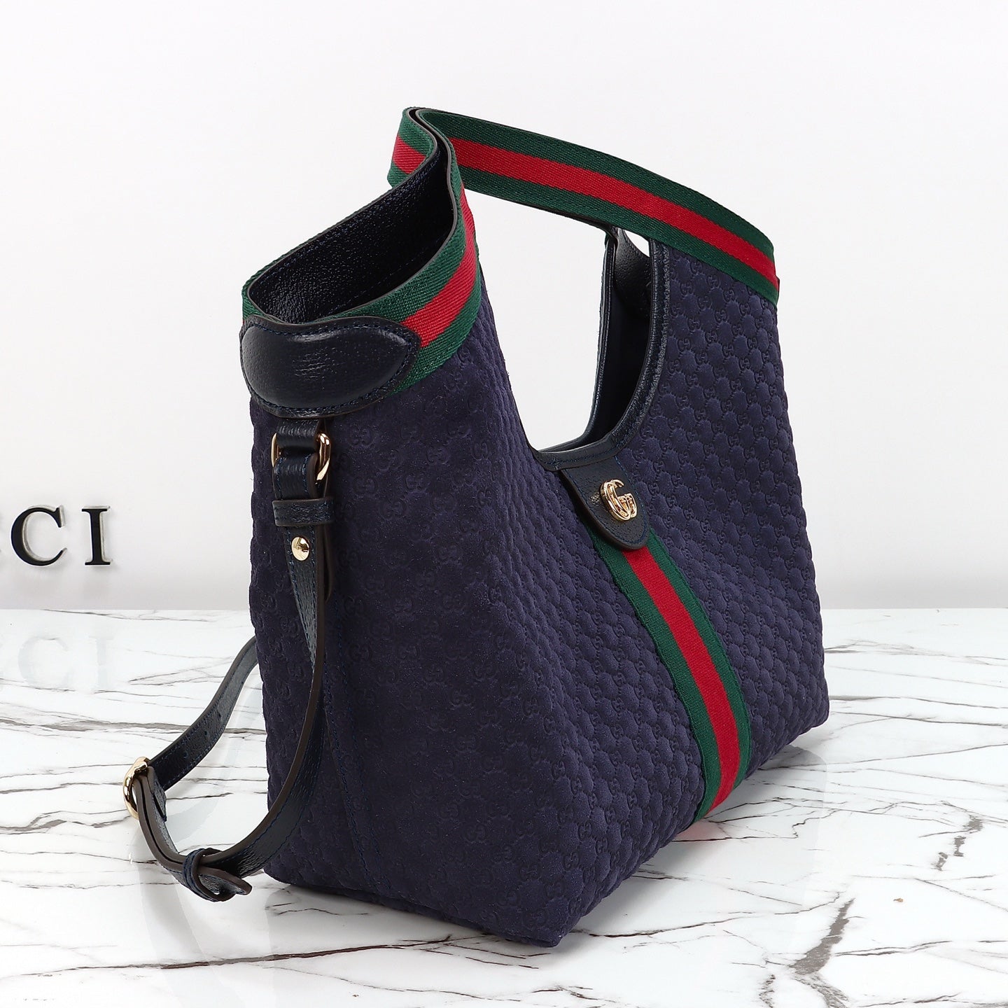 Top Handle Tote Bag 860845 - Dusty Blue