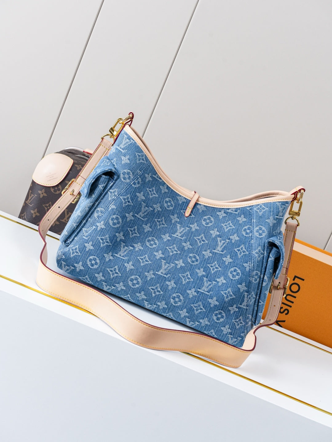 Bandolera cargo PM - Azul denim para uso diario