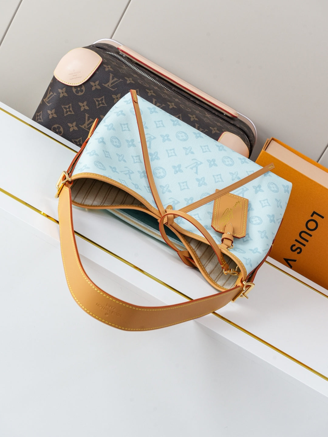 Everyday Shoulder Bag PM - Bleu Courrier