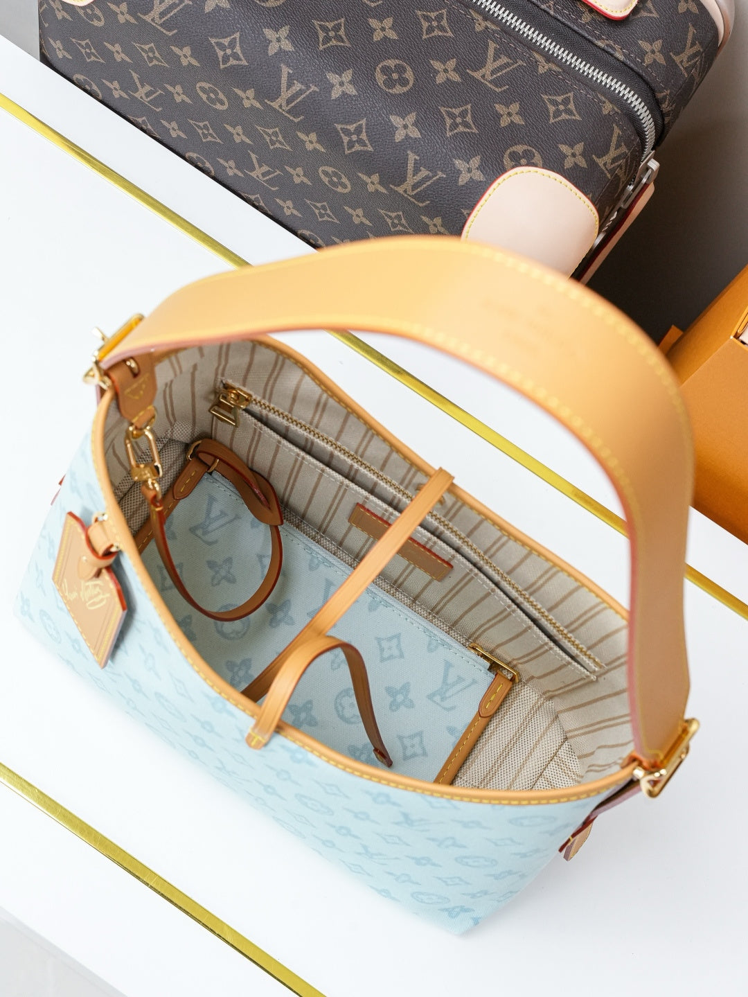Everyday Shoulder Bag PM - Bleu Courrier