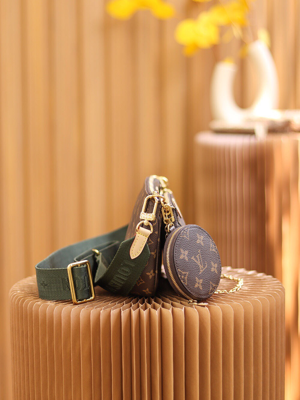Multi Pouch Crossbody Bag M44813
