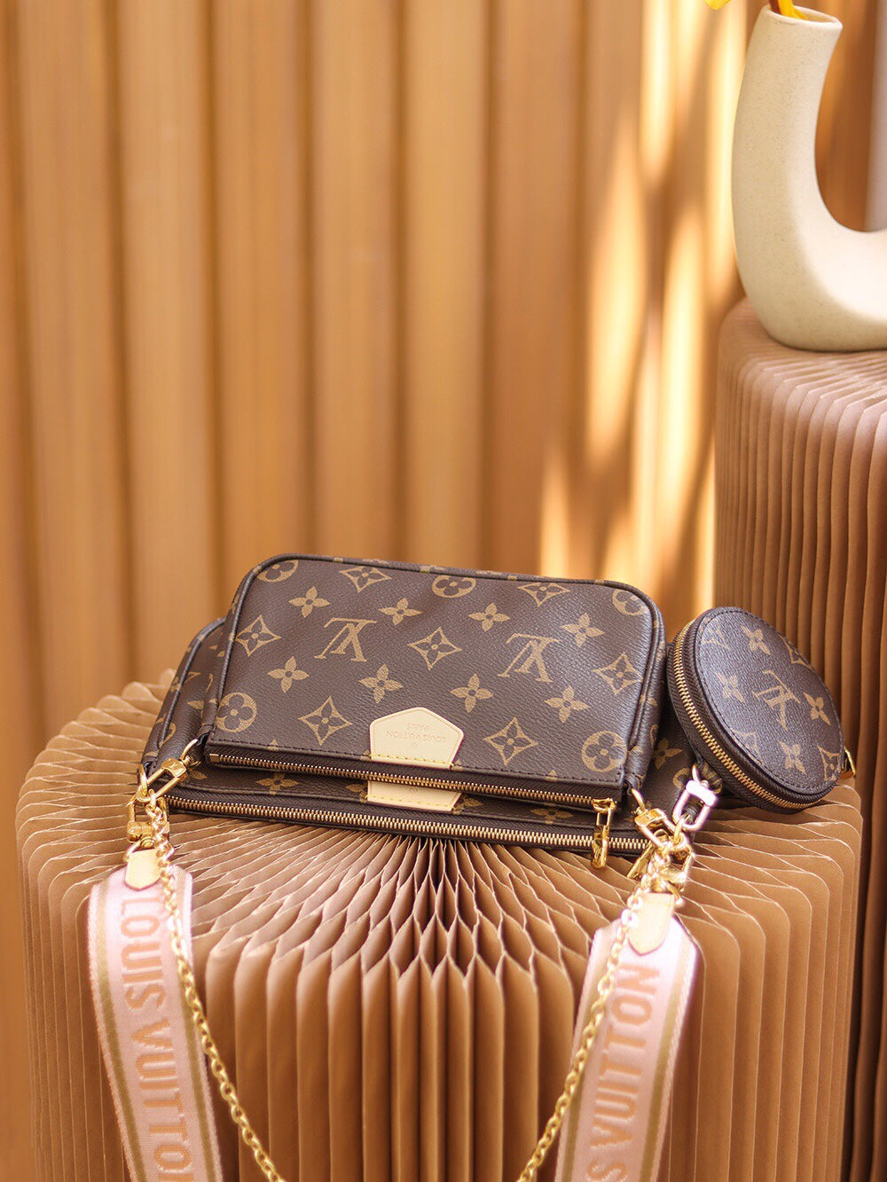 Multi Pouch Crossbody Bag M44840