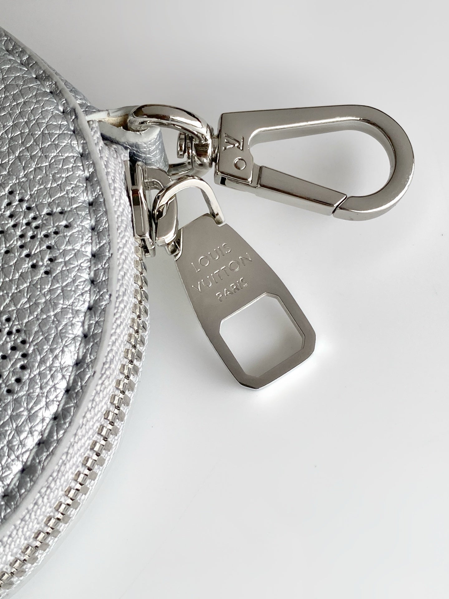Perforated Leather Bucket Bag M26196