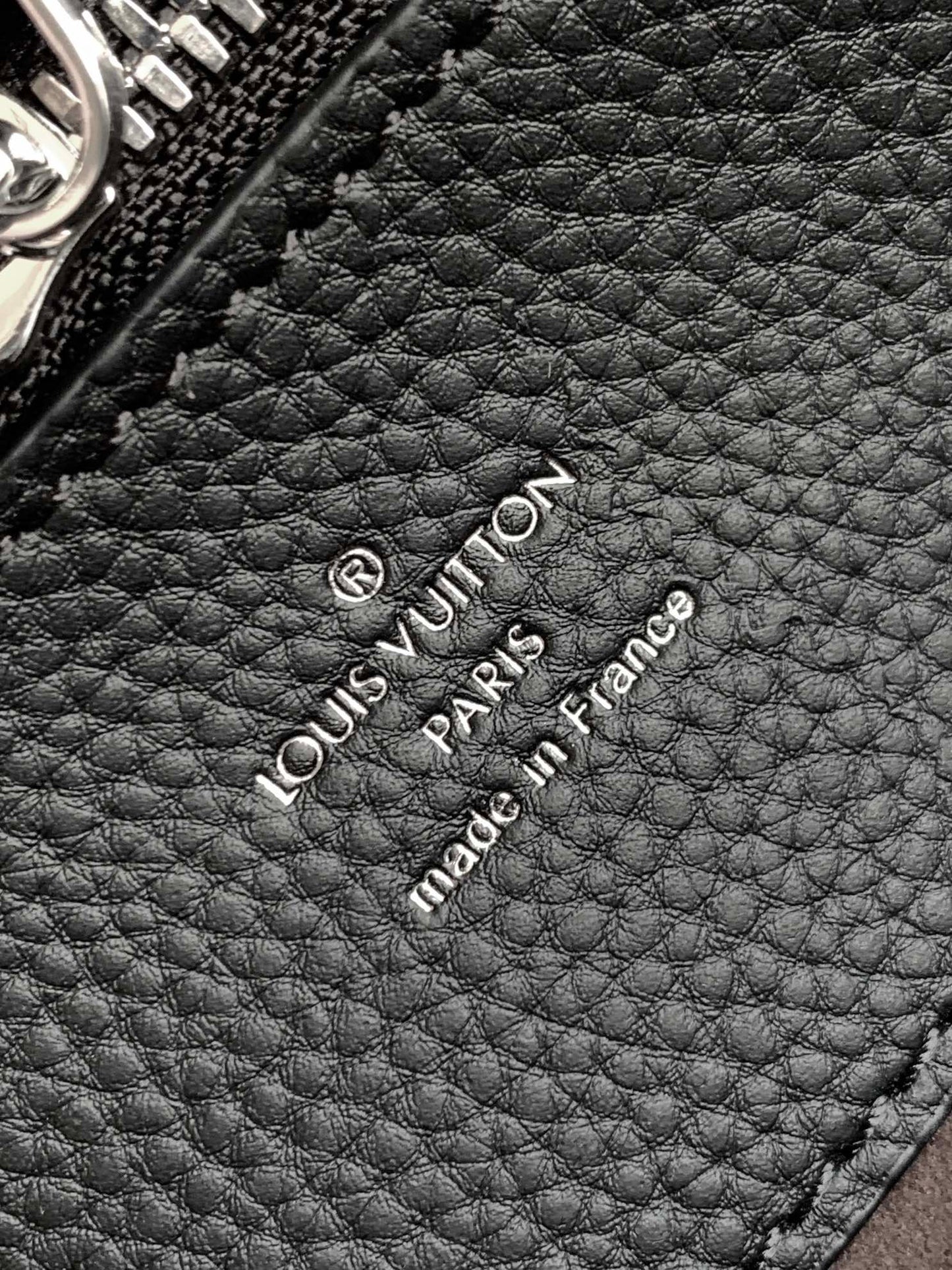 Perforated Leather Bucket Tote Bag M59200