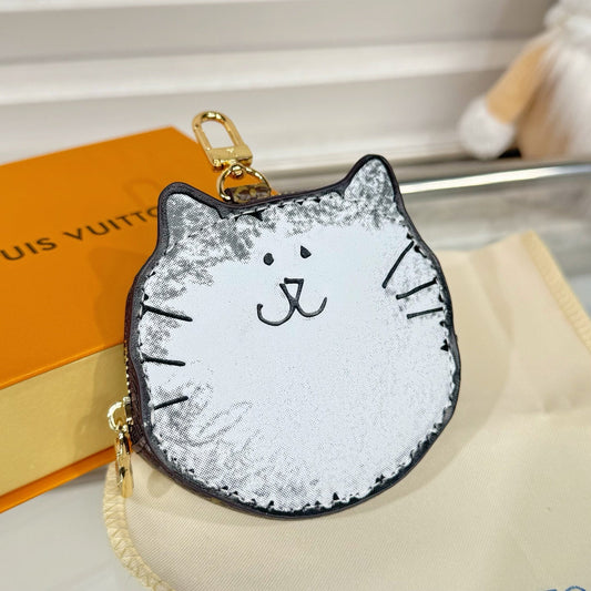 Kitty Cat Charm Coin Purse - M15139